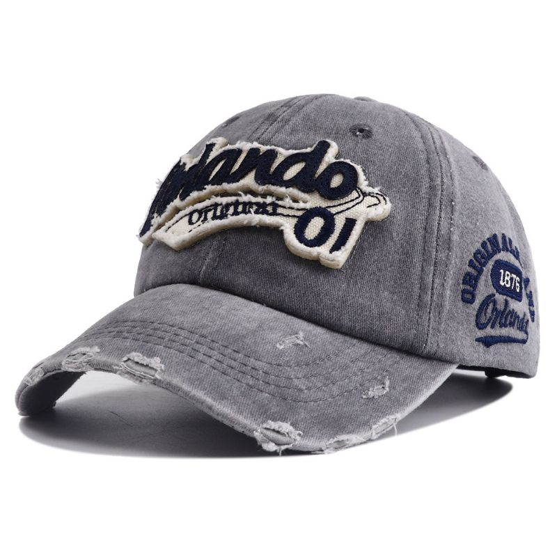 2024 Nieuwe Pet Meisjes Retro Baseballpet Heren Denim Pet Softtop Cap