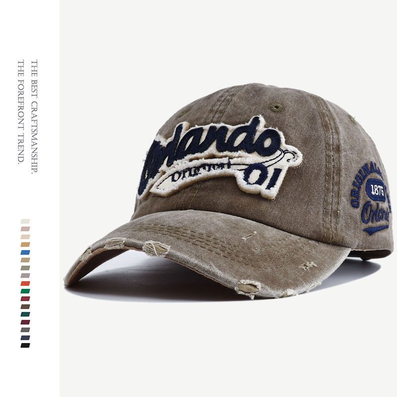 2024 Nieuwe Pet Meisjes Retro Baseballpet Heren Denim Pet Softtop Cap