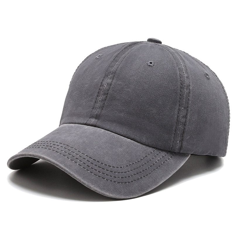 Cap Heren Oude Retro Baseballcap Dames Effen Kleur Lichte Board Cap Outdoor Zonnescherm Pet