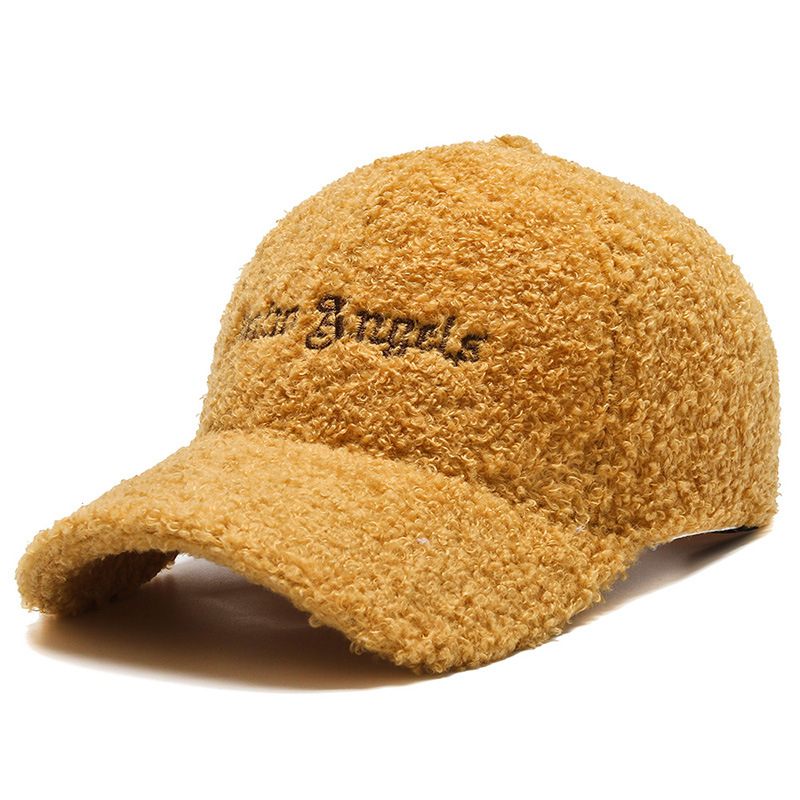 Hoed Damesherfst En Winter Lamswol Warme Baseballcap Trendy Teddy Fluwelen Pet Small