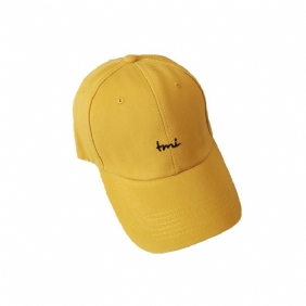 Hoed Vrouwen Mode Brief Borduren Cap Outdoor Zonnescherm Casual Baseball Cap