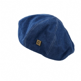 Mode Little Belle Hoed Stijl Schilder Retro Denim Baret Meisjes