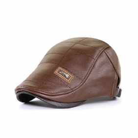 Pet Nieuwe Pet Plus Fluwelen Outdoor Casual Warm Voorwaartse Baret