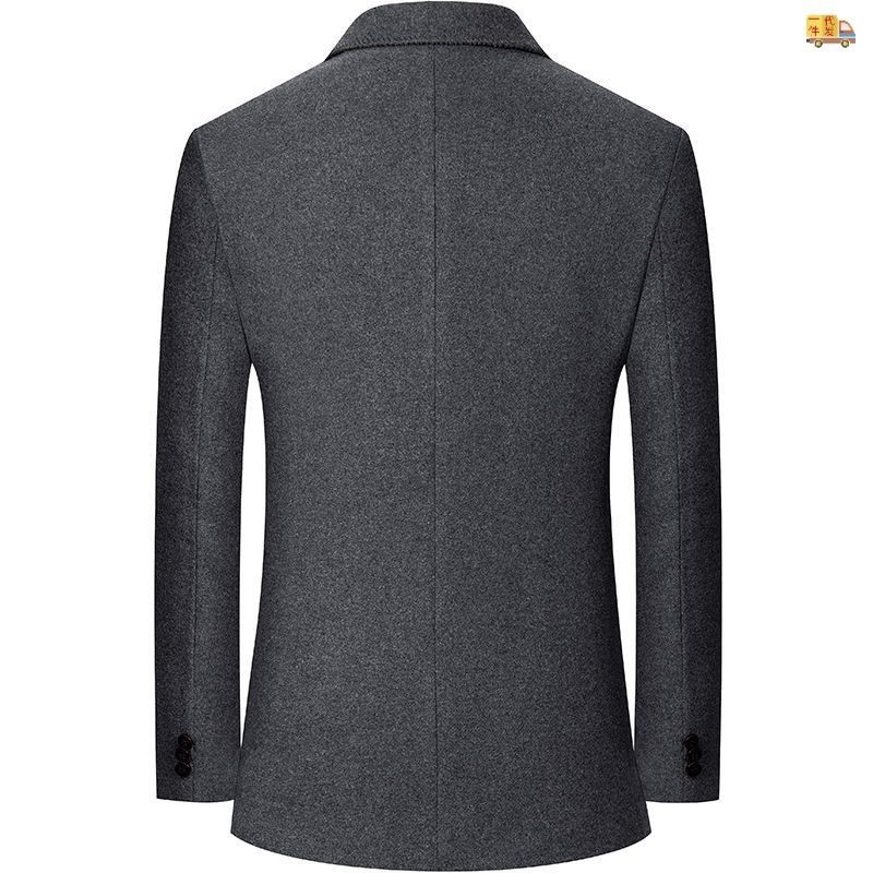 2024 Herfst En Winter Nieuwe Heren Blazers Jas Casual Grijs