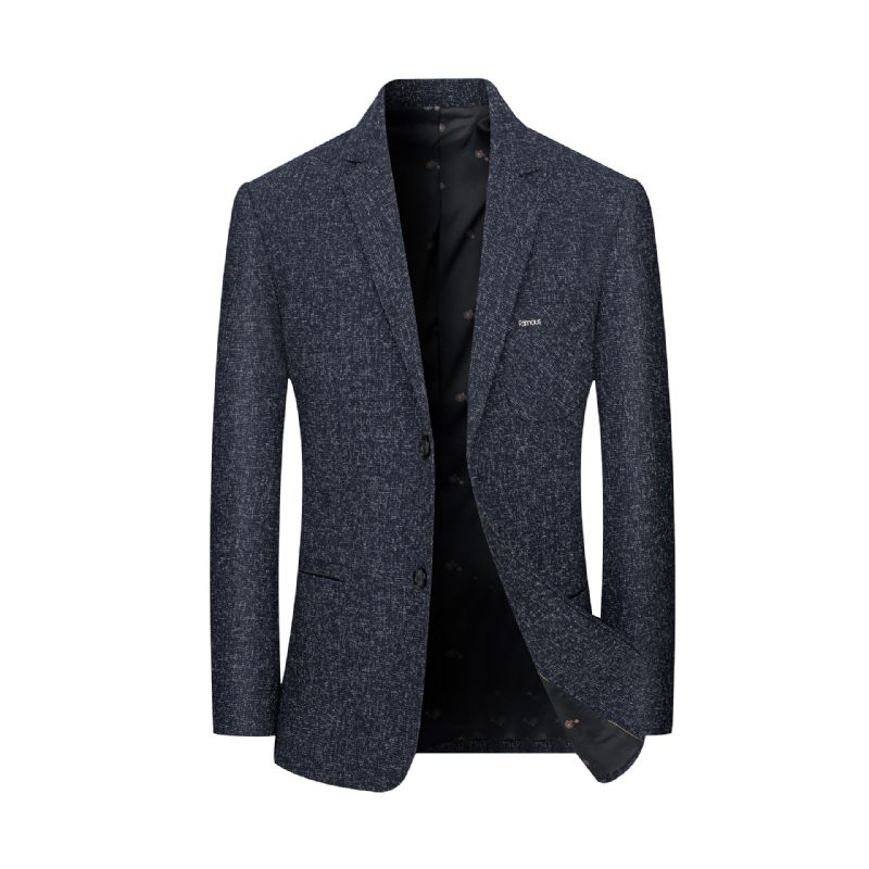 2024 Lente Herenblazers Pure Kleur Casual Elegante Slanke Kleine Blazers