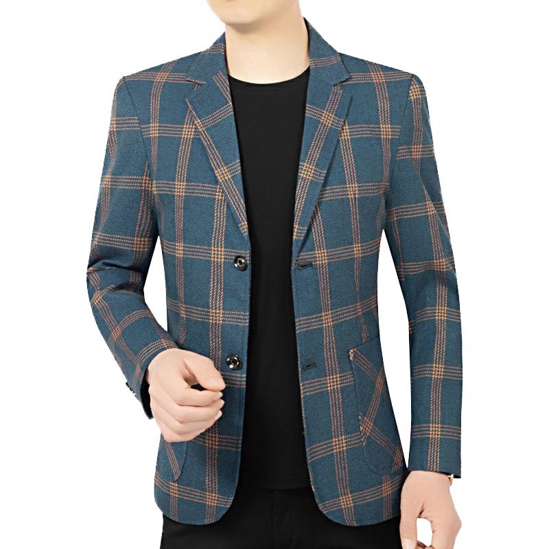 2024 Lente En Herfst Nieuwe Blazers Heren Casual Single-breasted Two Buttons