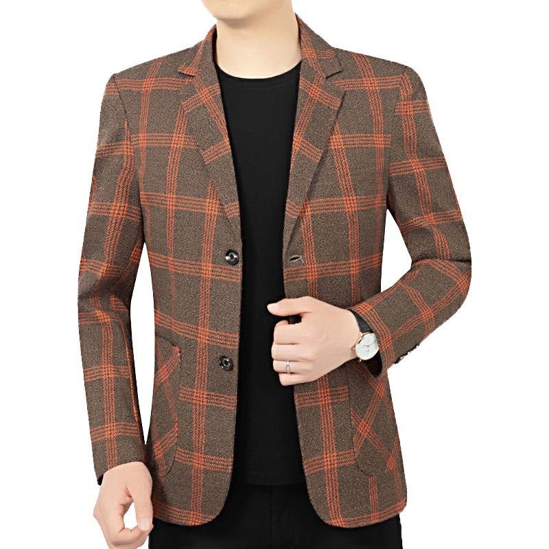 2024 Lente En Herfst Nieuwe Blazers Heren Casual Single-breasted Two Buttons