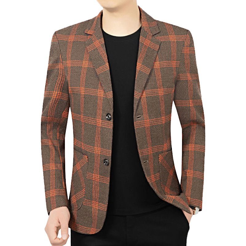 2024 Lente En Herfst Nieuwe Blazers Heren Casual Single-breasted Two Buttons