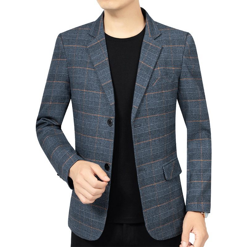 2024 Lente En Herfst Nieuwe Strepen Casual Blazers Enkele Rij Met Twee Knopen