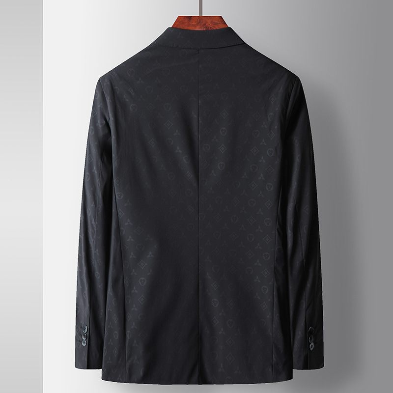 Heren Casual 2024 Lente En Zomer Dunne Zwarte Single-breasted Business Blazers Jas Mode