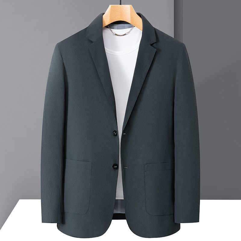 Heren Casual Lente- En Herfst Jas Business Blazers2024 Nieuw