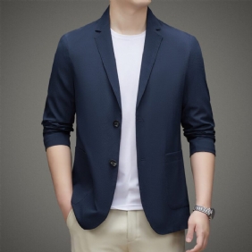 Herenblazers 2024 Lente Vrijetijdsjack Trendy Single-breasted One Button