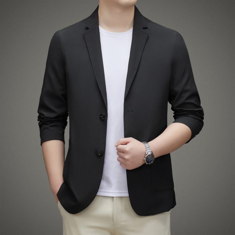 Herenblazers 2024 Lente Vrijetijdsjack Trendy Single-breasted One Button