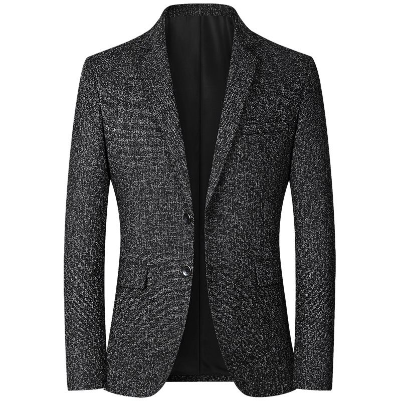 Herenblazers Casual Lente Dunne Sectie Trend Top Enkele Rij Twee Knoppen