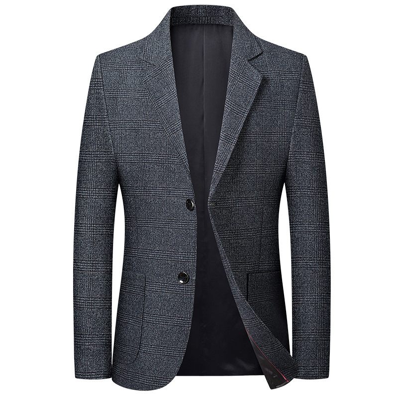 Lente En Herfst Nieuwe Heren Blazers Casual Top Slim Single-breasted Twee Knopen