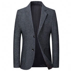 Lente En Herfst Nieuwe Heren Blazers Casual Top Slim Single-breasted Twee Knopen