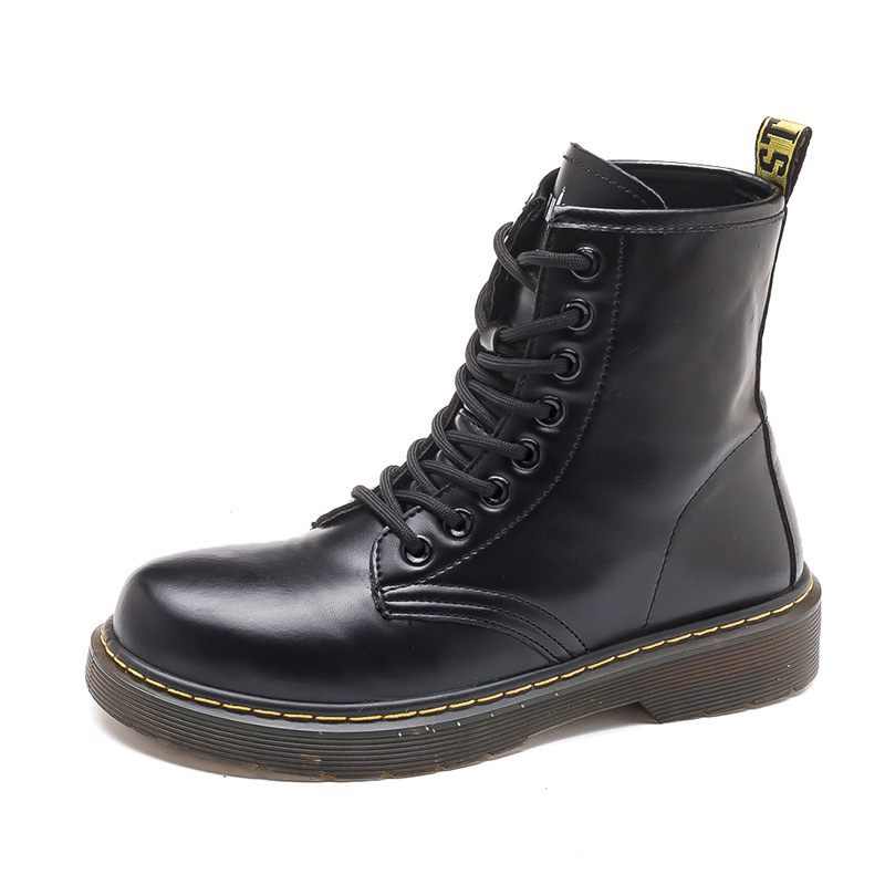 Martin Boots Dames 2024 Herfst En Winter Nieuwe High-top Coole Zwarte Waterdichte Casual Dameslaarzen Trend