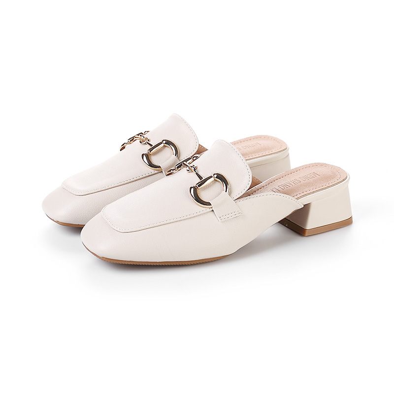 Baotou Slippers Dames Nieuwe Sandalen Platte Muilezels