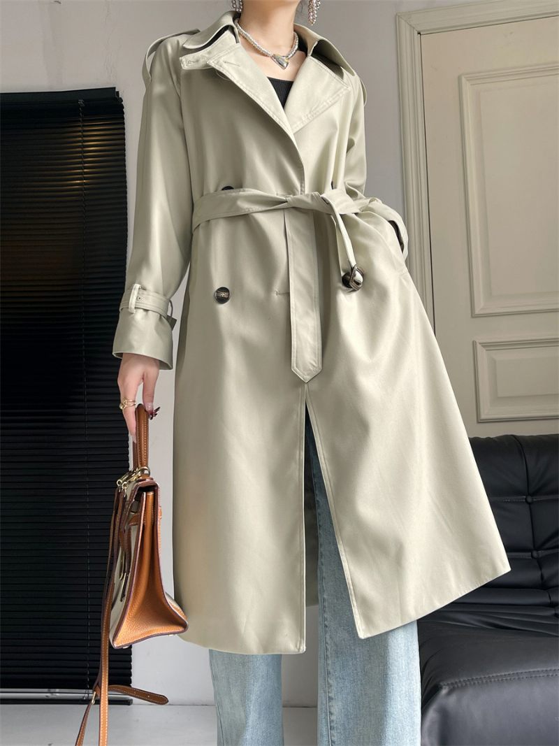 2024 Damesshow Lange Trenchcoat