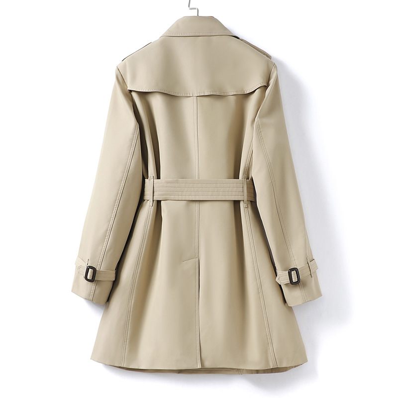 Dames Trenchcoat 2024 Halflange Temperament Mode Jas