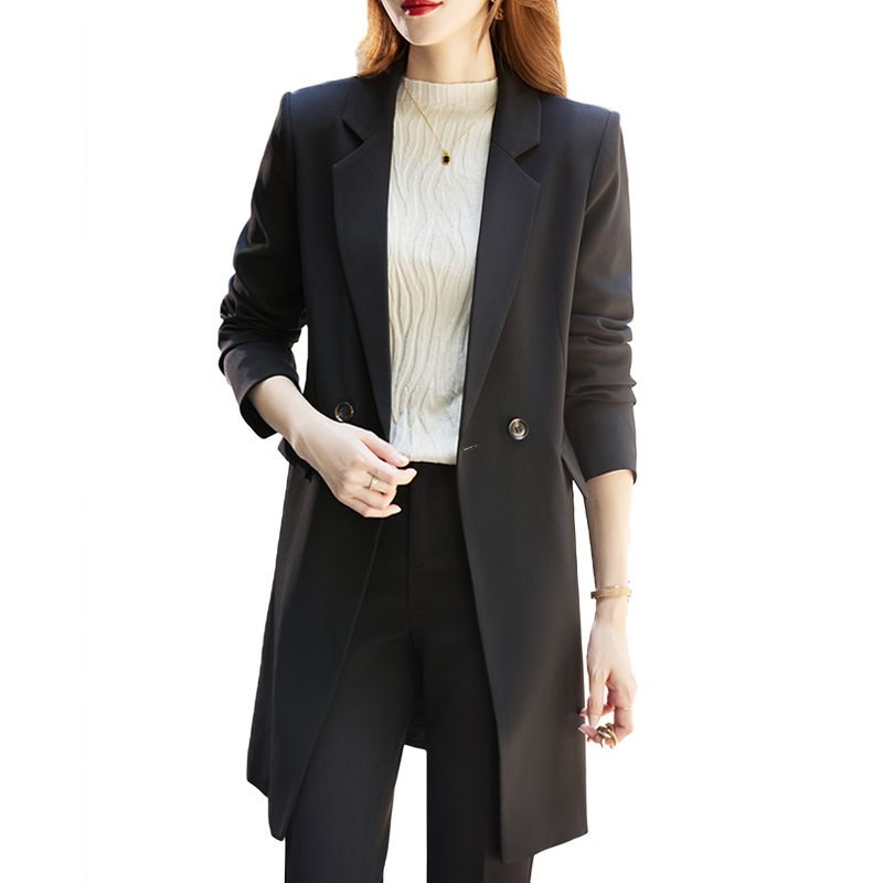 Halflange Trenchcoat Dames 2024 Nieuwe Blazers Casual Mode