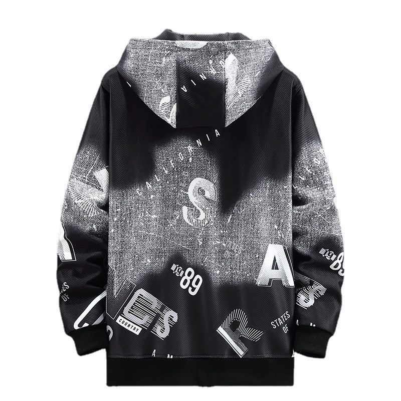 Herenjack Print Letter Trend Loose Hoodie Sports