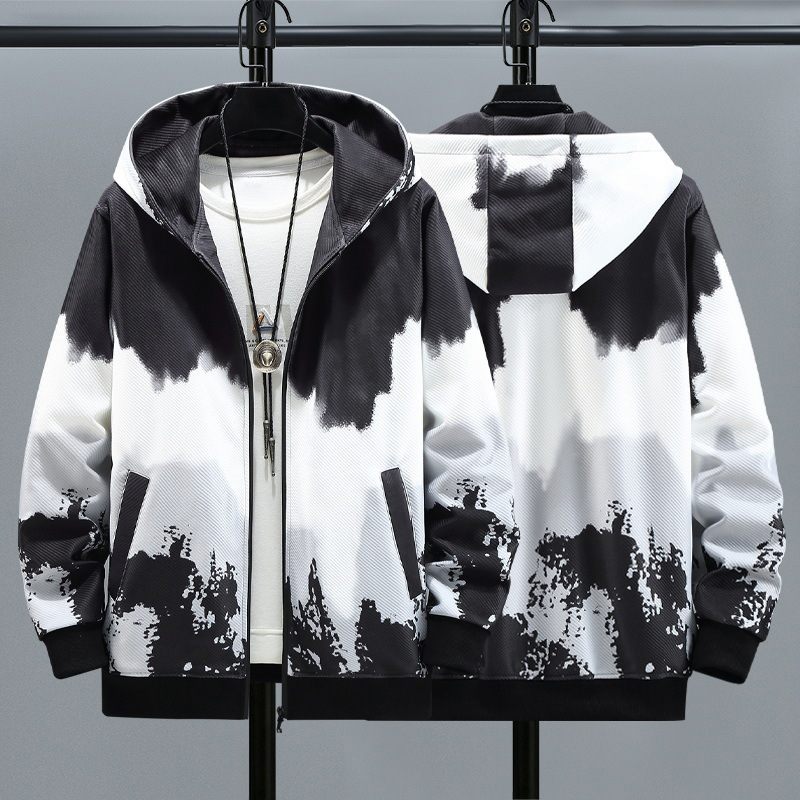 Herenjack Print Letter Trend Loose Hoodie Sports