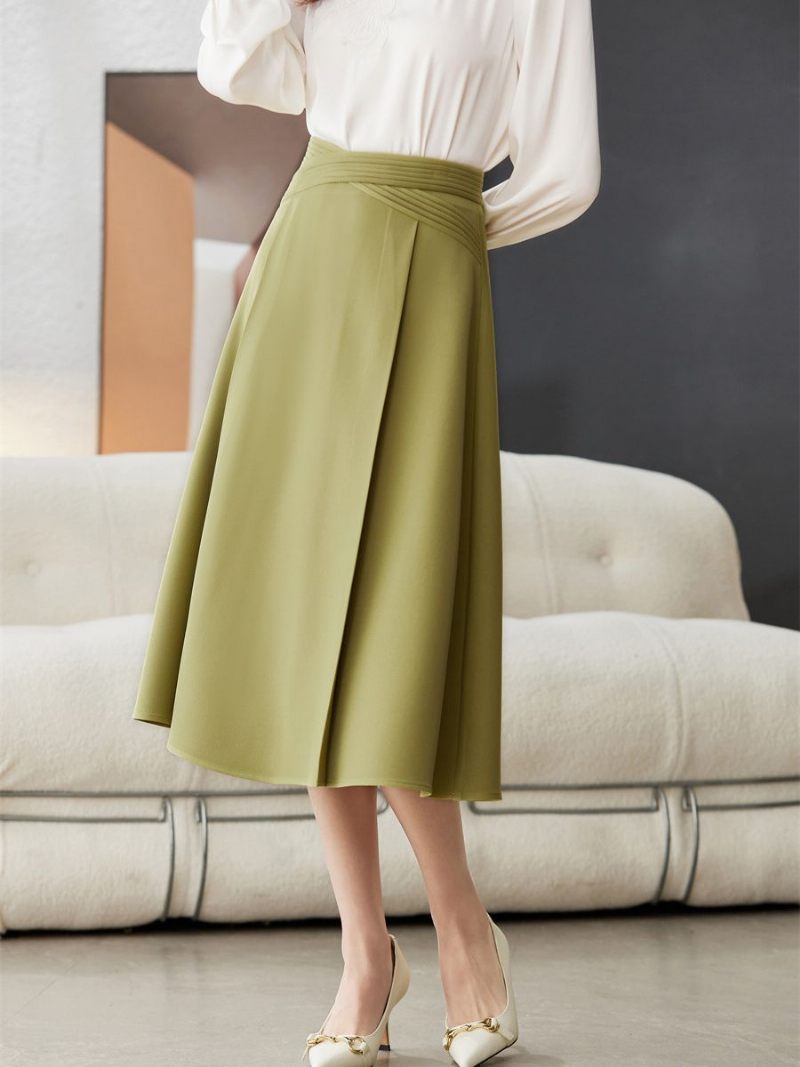 2024 Dames Kleine Paraplu Rok Mode Chiffon Verfrommeld Temperament Rok