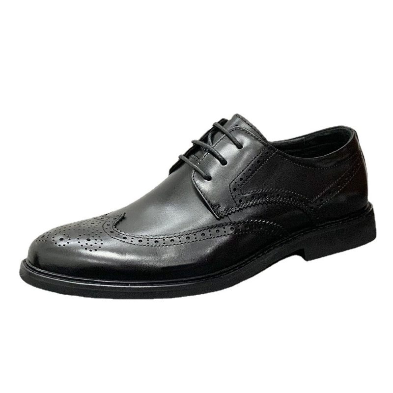 Brogue Schoenen Derby Herenschoenen 2024 High-end Zakelijke Formele Kleding Heren Huwelijksfotografie Vee