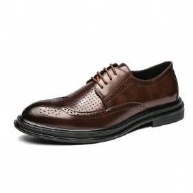 Grote Maat 46 Brogue Schoenen Gesneden Herenschoenen Zomer Holle Ademende Herenkapper Trend Business Casual