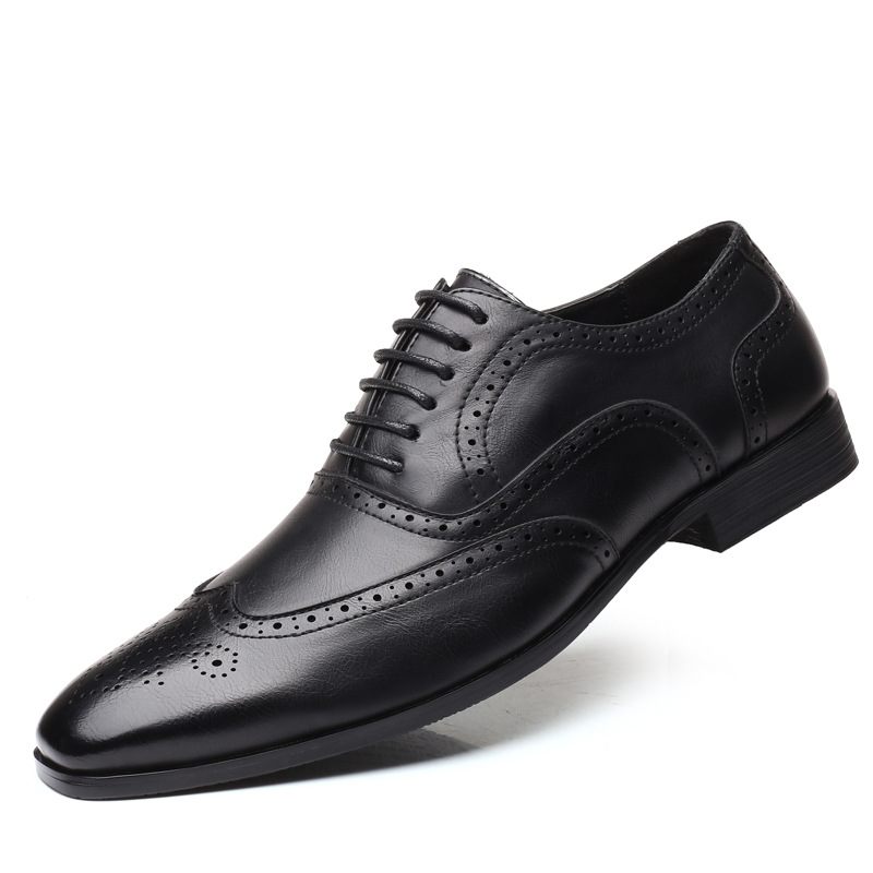 Grote Maat Geklede Schoenen Heren 47 48 45 46 Zakelijke Brogue Zomer Casual Leer