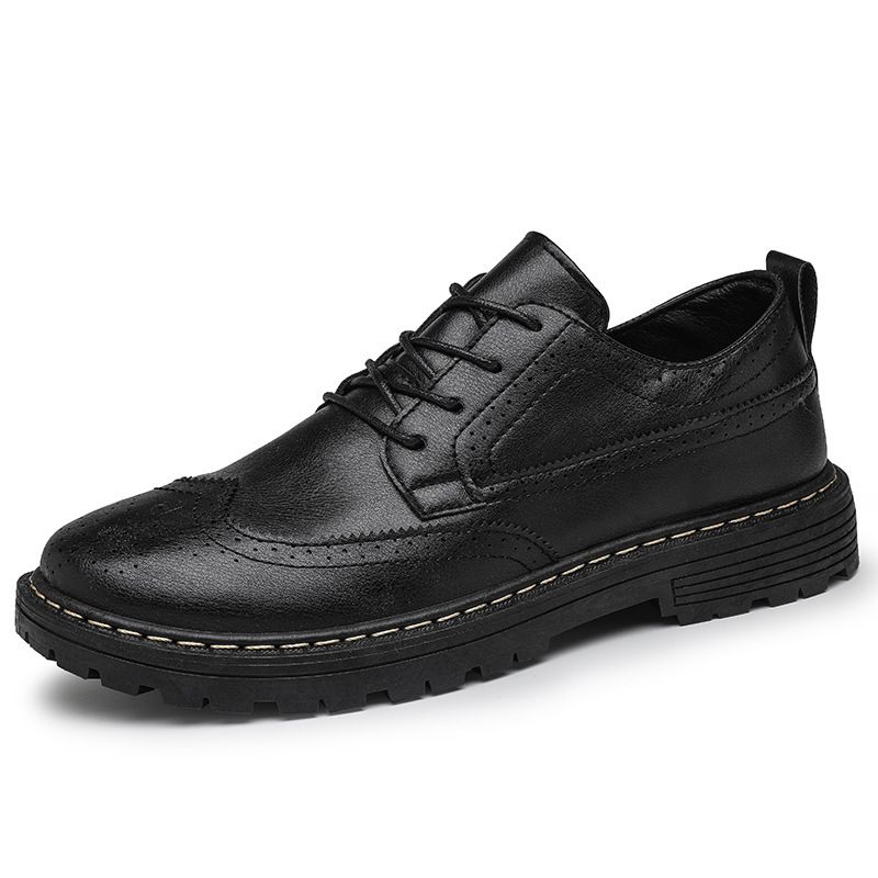 Herenschoenen Herfst Zakelijke Formele Kledingschoenen Voor Heren Trend Brogue Schoenen Vrijetijdsschoenen