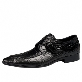 Herenschoenen Met Spitse Neus Business Dress Shoes Brogue Retro Gentleman