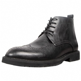 Martin Laarzen Halfhoge Nieuwe Trendy Heren Casual Hoge Geklede Schoenen Brogue Chelsea