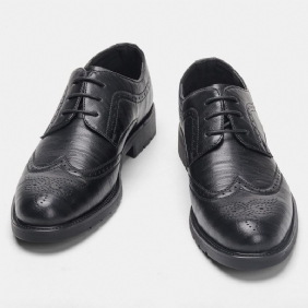 Plus Size Heren Brogues Business Schoenen Comfortabele Mocassin Klassieke Geklede Gegraveerde Derby