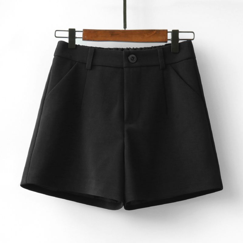 Dames Shorts Hoge Taille Wijde Pijpen Los Casual Pak