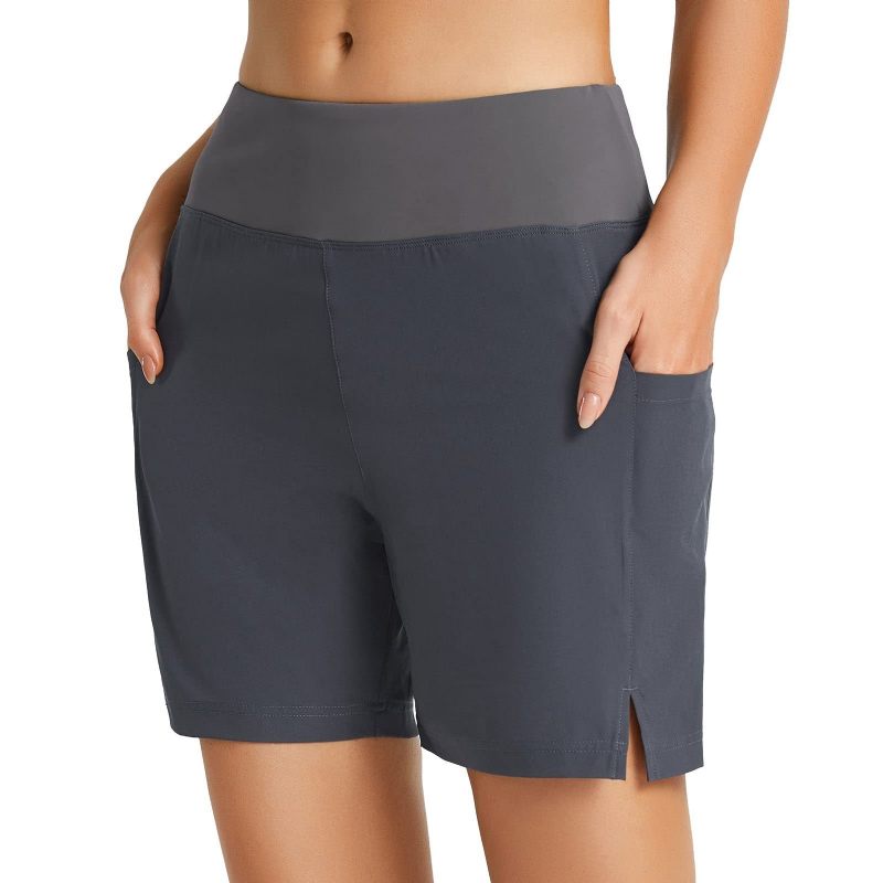 Dames Shorts Zakken Hardlopen Sport Mode Los Elastisch Casual