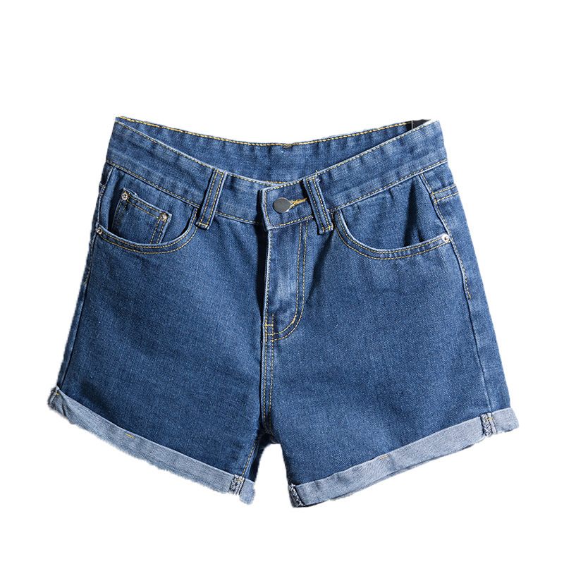 Damesjeans Opgerolde Casual Hoge Taille Shorts