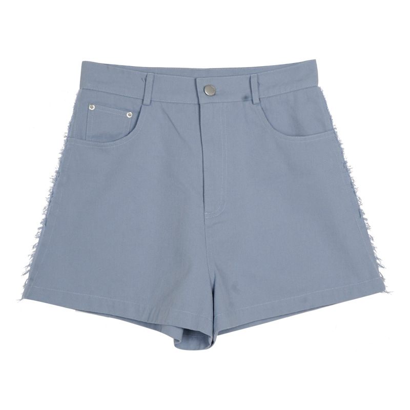 Damesshort Hoge Taille Losse Pasvorm Recht