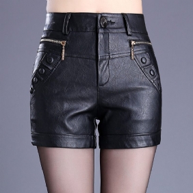 Damesshort Hoge Taille Slim Fit Casual