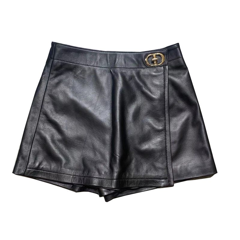 Damesshort Hoge Taille Wijde Pijpen Casual