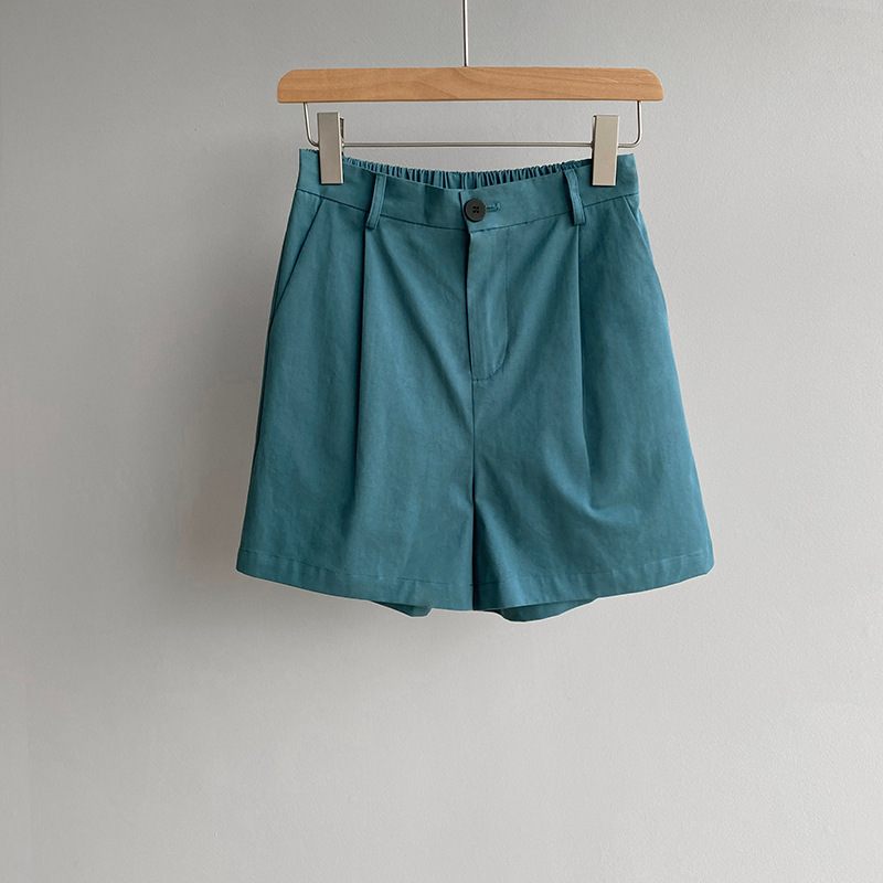 Damesshorts Effen Kleur Hoge Taille Casual Temperament