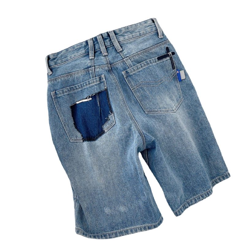 Shorts Zomer Nieuwe Losse Casual Dames Denim Hoge Taille Body Broek