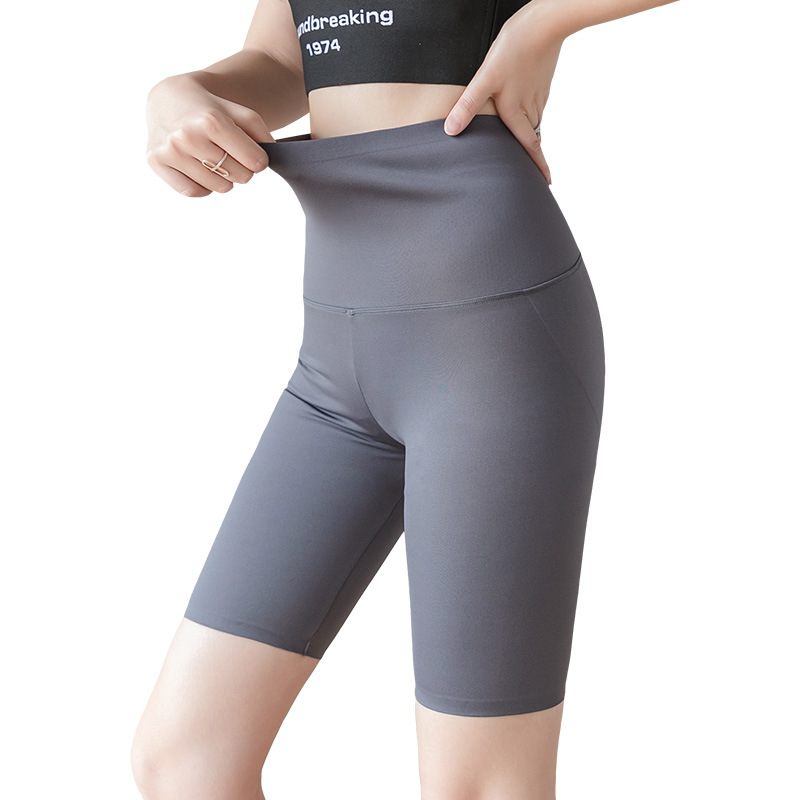 Vijfpunts Short Dames Hoge Taille Elastische Yoga Fitness