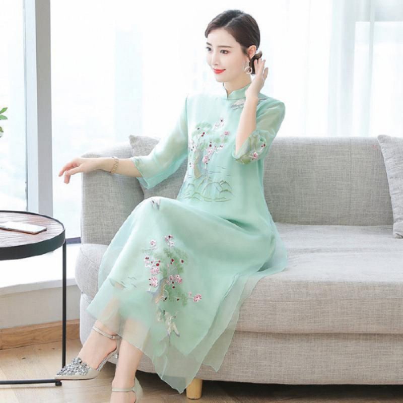 2024 Jurk Rok Verbeterde Cheongsam