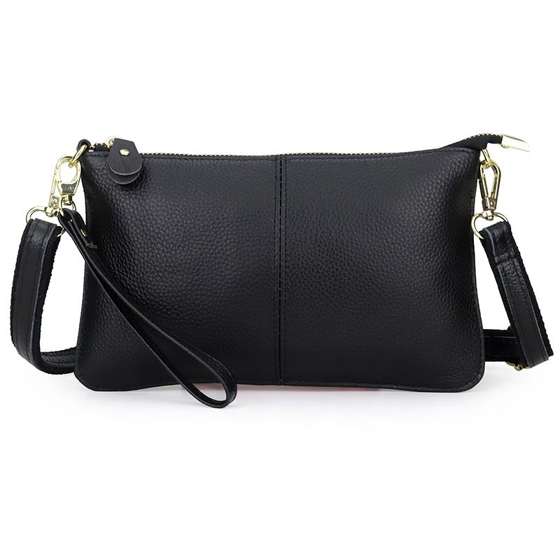 2024 Mode Damestas Vol Koeienhuid Damesschouder Messenger Bag Echt Lederen Clutch Bag Voor Dames