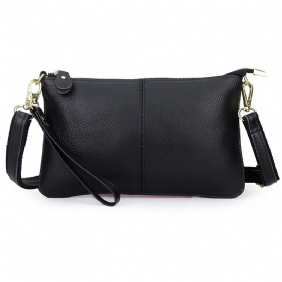 2024 Mode Damestas Vol Koeienhuid Damesschouder Messenger Bag Echt Lederen Clutch Bag Voor Dames