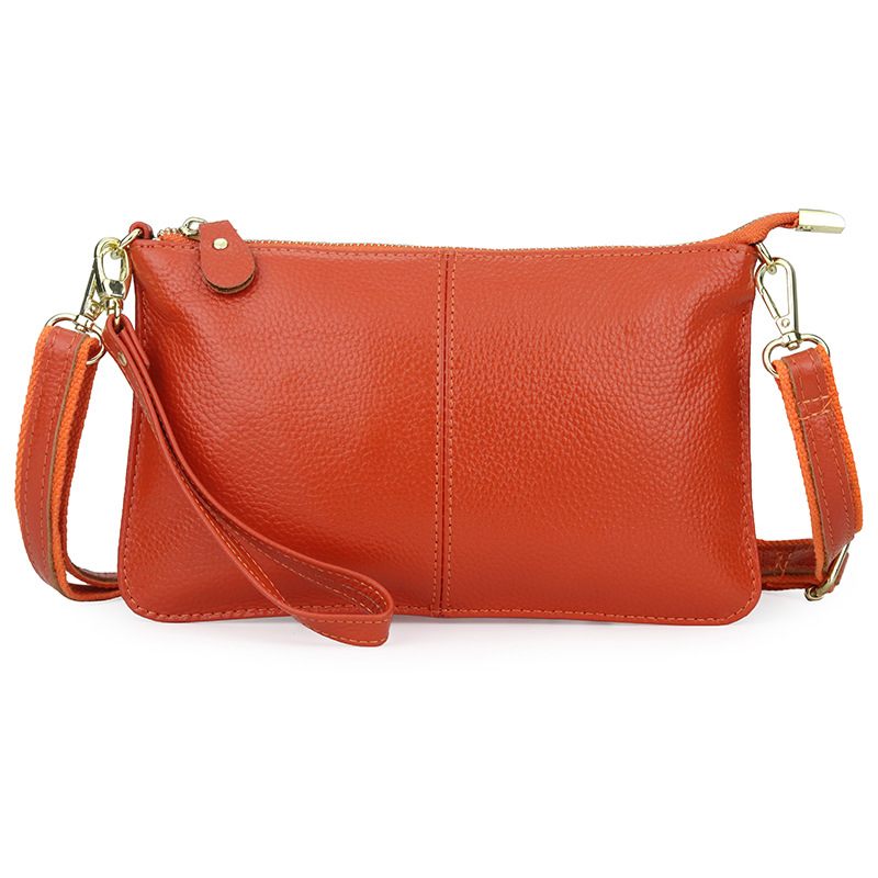 2024 Mode Damestas Vol Koeienhuid Damesschouder Messenger Bag Echt Lederen Clutch Bag Voor Dames