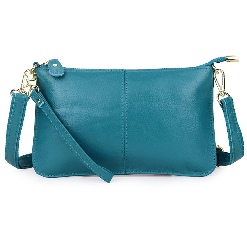 2024 Mode Damestas Vol Koeienhuid Damesschouder Messenger Bag Echt Lederen Clutch Bag Voor Dames