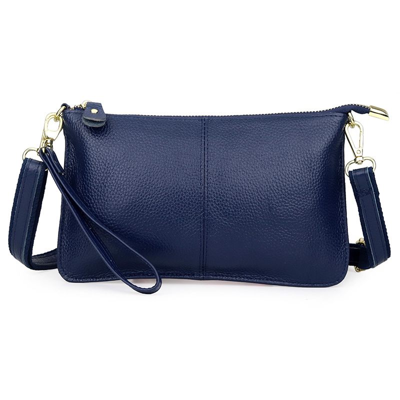 2024 Mode Damestas Vol Koeienhuid Damesschouder Messenger Bag Echt Lederen Clutch Bag Voor Dames